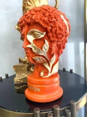 Dekoratif Çiçekli Hermess Heykel Biblo thumbnail 1