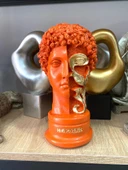 Dekoratif Çiçekli Hermess Heykel Biblo thumbnail 3