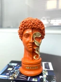 Dekoratif Çiçekli Hermess Heykel Biblo thumbnail 5