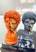 Dekoratif Çiçekli Hermess Heykel Biblo thumbnail 2