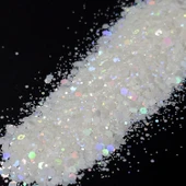 Glitter Sim Hologramlı Beyaz Glitter 100 GR thumbnail 3