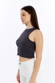Kadın Fitilli Halter Yaka Crop Atlet thumbnail 5