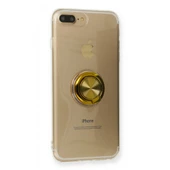 FitCase iPhone 7 Plus / 8 Plus Kılıf Gross Ring Şeffaf Arka Kapak thumbnail 4