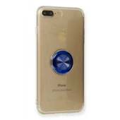 FitCase iPhone 7 Plus / 8 Plus Kılıf Gross Ring Şeffaf Arka Kapak thumbnail 7