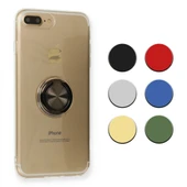 FitCase iPhone 7 Plus / 8 Plus Kılıf Gross Ring Şeffaf Arka Kapak thumbnail 1