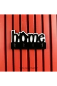 STEP AND MAKER Siyah Ahşap Home Duvar Dekoru Anahtar Askısı thumbnail 2