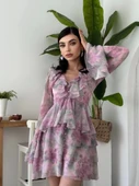 Elose Fırfırlı Elbise thumbnail 3