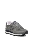 Gri Suni Deri Unisex Sneaker thumbnail 3