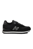 Siyah Suni Deri Unisex Sneaker thumbnail 1