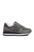 Gri Suni Deri Unisex Sneaker thumbnail 1