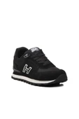 Siyah Suni Deri Unisex Sneaker thumbnail 3