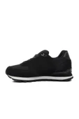 Siyah Suni Deri Unisex Sneaker thumbnail 2