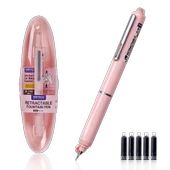 WRITECH W-784 BASMALI DOLMA KALEM PEMBE GÖVDE - BLİSTER thumbnail 1