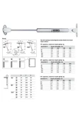 Dolap Amortisörü Gazlı Piston Kapak Hidroliği (27 CM 100N) 4 Adet - Mobilya Bağlantı Elemanları - Te thumbnail 2