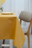 Arya Pamuk Polyester Masa Örtüsü - Hardal thumbnail 2