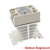 Ssr Alüminyum Soğutucu Blok  Solid State Röleler İçin 10A / 40A Ray Montaj Edilebilir Isı Sıcaklık Düşürücü Radyatör thumbnail 4
