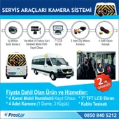 Harddisk Hariç Okul Servisi Araç Kamera Seti thumbnail 2