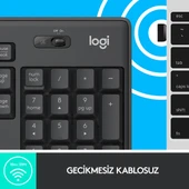 LOGITECH MK295 KABLOSUZ KLAVYE MOUSE SET SIYAH (920-009804) thumbnail 2