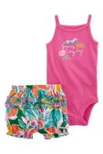 Carters Layette Pembe Kız Bebek Alt Üst Set 1P323910P thumbnail 1