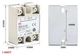 SSR-25AA SSR Röle Ac Çıkış Ac Tetik  25A Ac 24-380V Tek Fazlı Solid State Röle Elektronik Anahtar Termostat Resiztans Motor Lamba Makine thumbnail 1