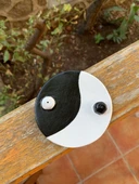 El Yapımı Seramik Ying Yang Tütsülük thumbnail 1