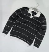 Slim Fit Polo Yaka Uzun Kol Erkek Örme Triko thumbnail 2