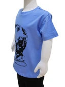 Atatürk Baskılı Mavi Tişört thumbnail 3