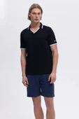 Ellesse Erkek Siyah Tişört 5SM5491 thumbnail 4