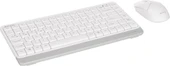 A4 Tech FG1112 Beyaz Mini TKL Kablosuz Klavye Mouse Seti Outlet thumbnail 6