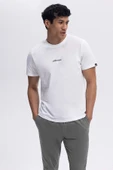 Ellesse Erkek Off White Tişört 5SM5462 thumbnail 2