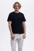 Ellesse Erkek Siyah Tişört 5SM5462 thumbnail 4