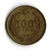T.C. 100 Lira 1989 (mp1913) thumbnail 2