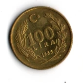 T.C. 100 Lira 1989 (mp1912) thumbnail 2