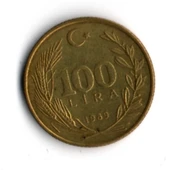 T.C. 100 Lira 1989 (mp1918) thumbnail 2