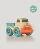 Bej Sesli ve Işıklı Minik Pikap thumbnail 1