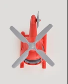 Büyük Helikopter Kırmızı thumbnail 6