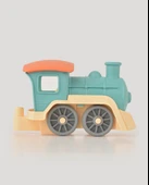 Bej Oyuncak Tren Lokomotif thumbnail 1