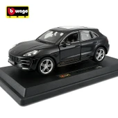 Burago Porsche Macan 1/24 Siyah Model Araba thumbnail 5