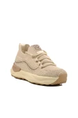 Bej Triko Hafif Kadın Sneaker thumbnail 3