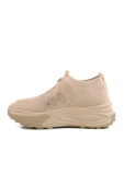 Bej Triko Hafif Kadın Sneaker thumbnail 2