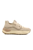 Bej Triko Hafif Kadın Sneaker thumbnail 1