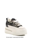 Siyah Yüksek Taban Kadın Sneaker thumbnail 3