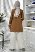 Gonca Taşlı Triko Tunik Camel thumbnail 8