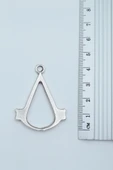 Assassin's Creed Gümüş Kaplama Örme Zincir Kolye thumbnail 3