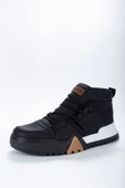 Bağcıklı Erkek Sneaker Bot Siyah Siyah thumbnail 4