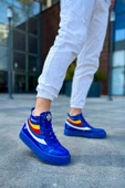 Bağcıklı Erkek Sneaker Bot Lacivert thumbnail 4
