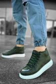 Bağcıklı Erkek Sneaker Bot Haki thumbnail 2