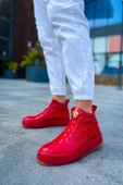 Bağcıklı Erkek Sneaker Bot Kırmızı thumbnail 3