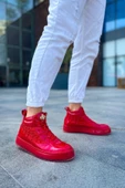 Bağcıklı Erkek Sneaker Bot Kırmızı thumbnail 1