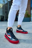 Bağcıklı Erkek Sneaker Bot Siyah thumbnail 2